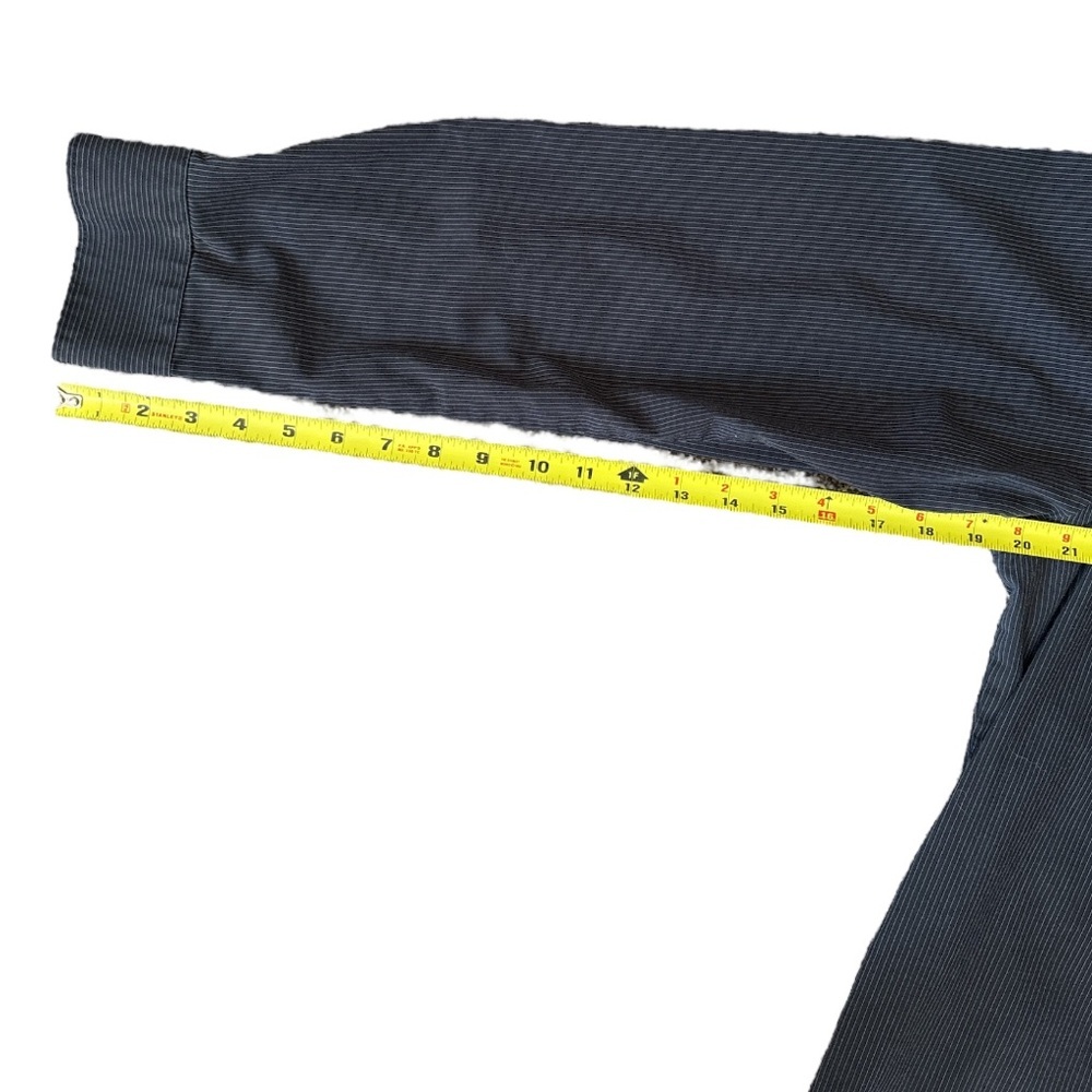 Van Heusen Shirts Mens Long Sleeve Button Down Striped Grey XL 2 pack - Picture 13 of 13